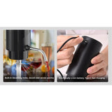 Electric Wine Bottle Opener Set Rechargeable Wine Set with Foil Cutter, Wine Opener, V1192-AZ-W-2607