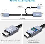 BENFEI 344GY-5M HDMI to DisplayPort Unidirectional 4K Active Cable with USB Powered 5M V28-ELEBEN344GY5M