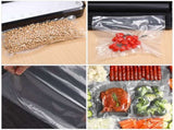 SKISUNO Vacuum Sealer Bags 2 Rolls Transparent Food Storage Bags 196.5x11x0.04 Inches and Reusable V1189-WXFWAL-20260326-01851