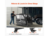 Jeep Storage Cart, 4s Moveable Storage Cart Rack with Thickened Rubber Cushion, Sturdy Car V952-CMTCBPXCZ4PCBKV5WV0