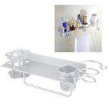Space Aluminum Wall Mounted Bathroom Storage Shelf Towel Rack Tissue Box Set Accessories V1294-YM0901-3112200105311