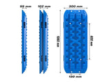 X-BULL Recovery tracks Mud Snow / Sand tracks / Grass 4X4 Caravan 2pairs 4WD Gen 3.0 - Blue V211-AUEB-XBRT008