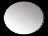 Yezi 60cm Wall Vanity Mirror Round Decorative Bathroom HD Glass Anti-explosion DECO1043-BK-60X60-AU
