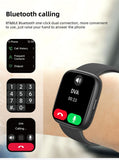 Smartwatch Voice Assistant Bluetooth Calling Health Monitoring Step Tracking Message Alerts/black V1232-DHSB-IDW26-001