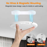 Magnetic Rechargeable Motion Sensor Ceiling Light Easy Install, Smart Detection, Adjustable V1369-AZ3-W-23598