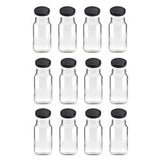 12x 500ml Flint Glass Jars + Twist Lids - Round Food Storage Preserving Jar V238-SUPDZ-39259095597136