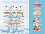 Shower Arm 10 in Bundle with 9 Mode Filtered Shower Head, Chrome V1258-DP02-C-568