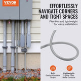 25.4 mm Flexible Electrical Conduit, 30.5 m, PVC Liquid-Tight Conduit Non-Metallic with 5 Straight V952-PVCYMDQDG1INFF00ZV0