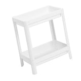 2 Tier Bathroom Floor Shelf with Drain Hole Multifunction Stable Space Saving Standing V1294-YM0901-3117240149311