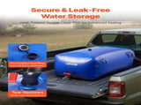 Water Storage Bladder 240L Large Capacity Water Bag, Portable & Collapsible Soft Waters Container, V952-CSDLSPVC240LSO68O001V0