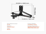 3 Point Trailer Hitch with 2 in Receiver, 3pt Quick Hitch Attachment, Heavy Duty Tractor Tow Drawbar V952-ASJXJSQDKSXTJ54AM001V0