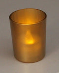 40 Bulk Pack Matt Gold Glass Votive Candle Holders Table Centreoieces Xmas Wedding Anniversary Event V382-MATTGX40