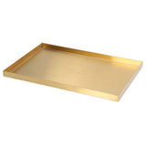 Modern Metal Gold Plate Rectangle Storage Tray Cosmetic Jewelry Display Stainless Steel Tray V1294-YM0715-3115210277011
