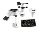 7-in-1 Wi-Fi Weather Station with APP, 190.5 mm Display, Wireless Solar Powered Outdoor Sensor, with V952-TYNQXZWIFI75Q7O2N001V3