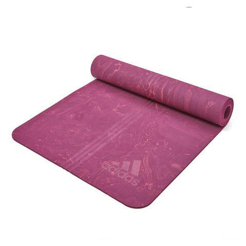 Adidas Premium 5mm Camo Sports Home/Gym Fitness Exercise Yoga Mat Power Berry V563-ADYG-10500PK