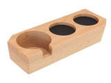 Tamping Station Beech Wood Tamper Mat Stand with Anti Slip Pad for Coffee Bar Accessories L V1294-YM0703-3118230030812