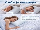 ROOMSENSE Cooling Memory Foam Pillow 2 Pack, Anti-Flattening Bed Pillows for Hot Sleepers, XFKF-PL-1169R-WHX2
