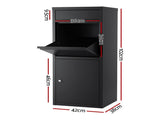 Gardeon Parcel Letterbox Drop Box Package Mailbox Black PDB-L-102-BK