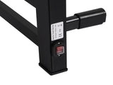 Heated Towel Rail Warmer Rack Wall Mounted Black HW0184-BK