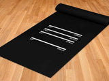 300cm Professional Rubber Darts Mat Home Pub Bar Floor Protector With Throw Line For Accurate Play V63-824921