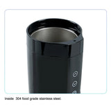 Car Heating Mug, 400ml Stainless Steel Electric Heating Travel Mug, Car Temperature Control Cup with V1192-AZ-W-11021