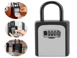 Key Lock Box Wall Mounted Aluminum Alloy Household Key Safe Box Password Lock Box V1294-YM0901-3117200122211