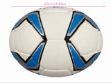 A blue windmill size5 football, PU fit material, wear-resistant and explosion-proof, including V1102-HYZQ00C012
