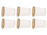 6Pcs Fabric Mesh Shade Clip Onshade Beige Golden Edge Style for E14 Chandelier Ceiling V1294-YM0523-3119210283611