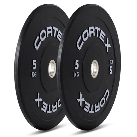 CORTEX Black Series V3 Rubber Olympic Bumper Plate 50mm 5kg V420-CSWP-OBPV305-2