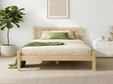 Artiss Bed Frame Single Size Wooden Oak SOFIE WBED-D-001S-WD