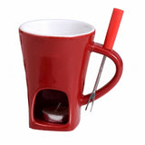 Insulated Tumbler Travel Mug Drinkware Compact Ceramic Fondue Warmer Cup 1 Pack Kitchen Gadget, V1366-AZ2-W-21215