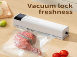 **1pc black Portable Wireless Vacuum SealerUSB Charging Compact Design, One-Touch Sealing for V1102-ZKFKJ002