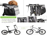 bicycle dog carrier, front mounted dog carrier, dog bike transport, pet cycling accessory, dog bike V1102-136-GRA-26257