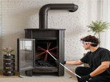 Chimney Sweep Kit, 12m Maximum Extendable Length Chimney Sweep, Chimneys Cleaning Kit with Bristle V952-YCSQSTJ39YC1BNKTL001V0