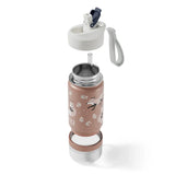 Monbento Twisty Kids Water Bottle with Snack Container- Fox V398-MB-27274081