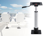 Seamanship Boat Seat Pedestal 55 - 75cm Adjustable Gas Lift 360 Degrees Swivel BS-PED-GL-5575-BK