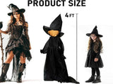 3 Pack Light Up Halloween Witches Decorations Holding Hands with Glowing Faces and Stakes for Yard V1237-ZY00B0CVTHWV57