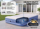 Weisshorn Queen Air Mattress with Rechargeable Cordless Pump 41cm AMAT-PLO02-41-Q-WHBL