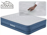 Bestway 2.03m x 1.52m x 46cm Fortech Snugable Top Air Inflatable Mattress Queen Built-in AC Pump V958-69075