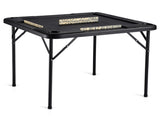 Mahjong Table, Square 4 Player Folding Card Table with 4 Cup Holders & 4 Chip Trays, Portable Domino V952-SDMJZHSDMNGP0C7TXV0