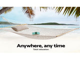Gardeon Hammock Bed Outdoor Chair Camping Hanging Hammocks Mesh 2 Person HM-BED-BAR-MES-D-CR