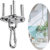 Stainless Steel Ceiling Mount, 500kg Capacity, 180&deg Rotation, Suspension V1237-ZY-203-2564