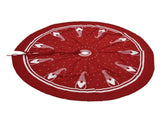 Christmas Tree Skirt Soft Reusable Christmas Tree Carpet Mat Christmas Tree Bottom Decoration V1294-YM0523-3115210223711