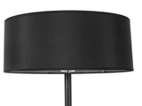 EMITTO Modern LED Floor Lamp Stand Reading Black LI0361-BKBK