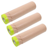 DIY Masking Film Light Brown Paper for Car and Motorcycle Protection V1369-AZ3-W-18610