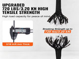 Braided Nylon Rope, 5 mm x 304.8 m, 32 Strands, 3.20kN Breaking Strength Outdoor Climbing Rope, V952-HCCLSNL316INDUEVBV0