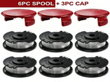 Ht21-401-003-02 Ht21-401-003-06 Replacement.065" Line Spool&Cap for 20V Max 12" String Trimmer V1370-AZ4-16547