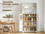 Artiss Buffet Sideboard Cabinet Pantry Kitchen Bathroom Storage Cupboard 160cm FUR-U-SID160-WH-AB