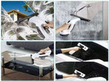 Cordless Window & Surface Vacuum Cleaner Kit - Rechargeable, Streak-Free Squeegee with Spray V888-ELOSUNG35615