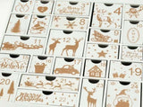 Christmas Wooden Advent Calendar With 24 Drawers V1142-LP1005006166502203